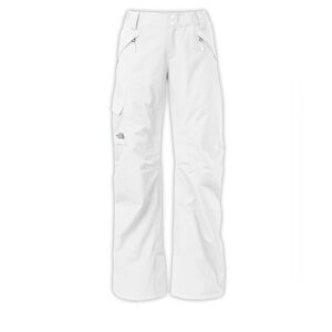 The North Face Women's Freedom Insulated Ski Pant  in White Dune